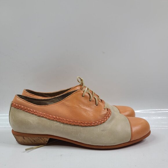 1883 by Wolverine Men\'s Maisie Peach Stone Leather Lace-Up Oxford Shoes Sz 8.5 1883 by Wolverine Men\'s Maisie Peach Stone Leather Lace-Up Oxford Shoes Sz 8.5